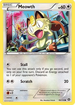 [PKM-C] Meowth (88/114) [XY: Steam Siege]