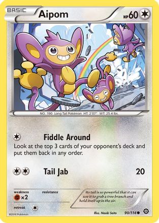 [PKM] Aipom (90/114) [XY: Steam Siege]