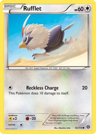 [PKM] Rufflet (92/114) [XY: Steam Siege]