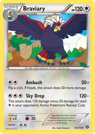 [PKM] Braviary (93/114) [XY: Steam Siege]