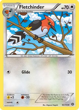 [PKM-C] Fletchinder (95/114) [XY: Steam Siege]