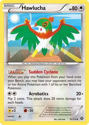 [PKM] Hawlucha (97/114) [XY: Steam Siege]