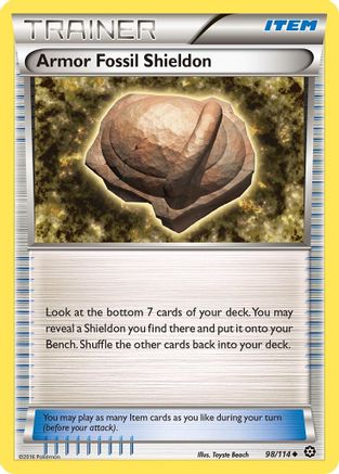 [PKM] Armor Fossil Shieldon (98/114) [XY: Steam Siege]