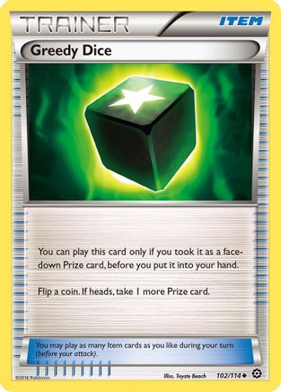 [PKM] Greedy Dice (102/114) [XY: Steam Siege]
