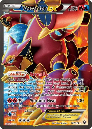 [PKM-R] Volcanion EX (107/114) [XY: Steam Siege]