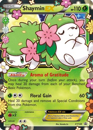 [PKM-R] Shaymin EX (XY148) [XY: Black Star Promos]