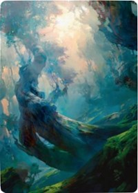 {A} Forest 3 Art Card [Zendikar Rising Art Series][AZNR 021]
