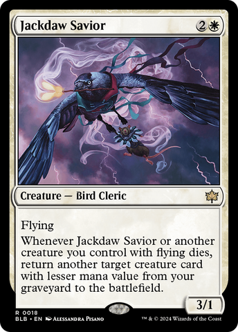 {@R} Jackdaw Savior [Bloomburrow][BLB 018]
