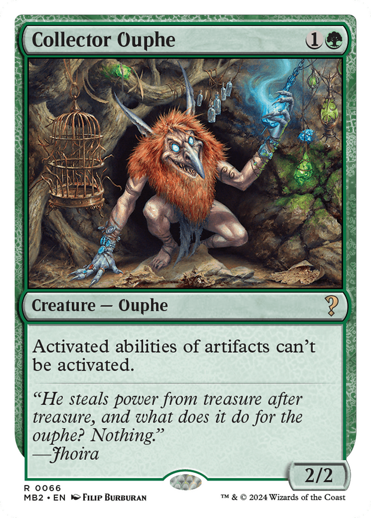 {R} Collector Ouphe (White Border) [Mystery Booster 2][MB2 066]