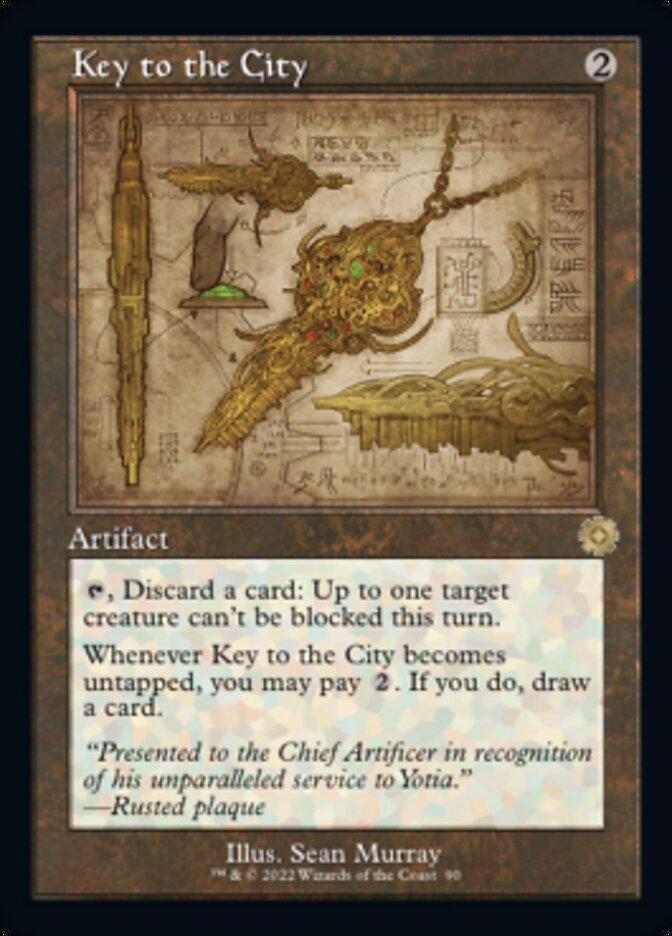 {R} Key to the City (Retro Schematic) [The Brothers' War Retro Artifacts][BRR 090]