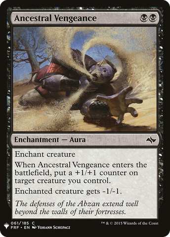 {C} Ancestral Vengeance [Mystery Booster][LS FRF 061]