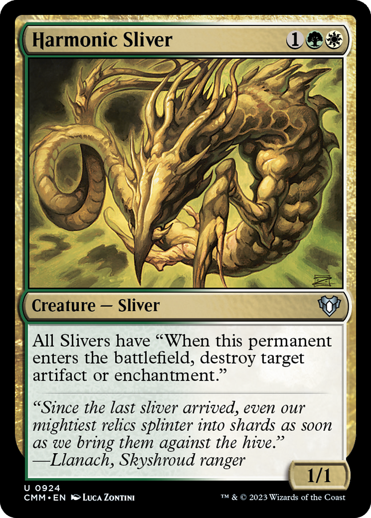 {C} Harmonic Sliver [Commander Masters][CMM 924]