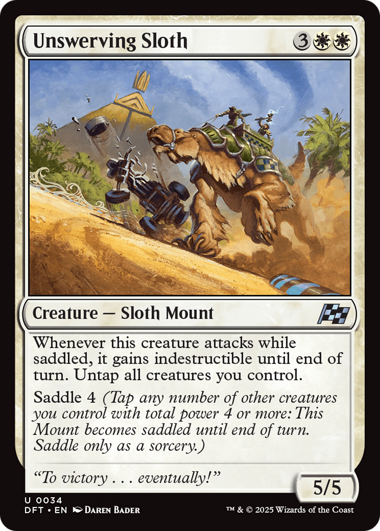 {@C} Unswerving Sloth [Aetherdrift][DFT 034]