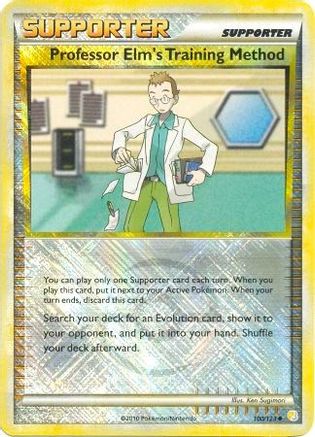 [PKM] Professor Elm's Training Method (100/123) (League Promo) [HeartGold & SoulSilver: Base Set]