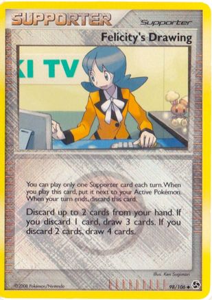 [PKM] Felicity's Drawing (98/106) (League Promo) [Diamond & Pearl: Great Encounters]