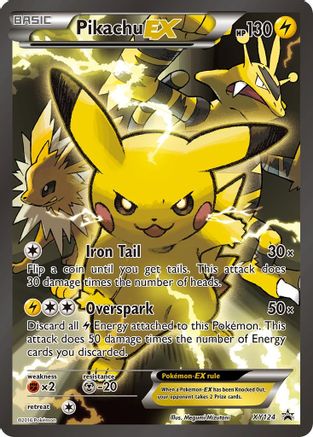 [PKM-R] Pikachu EX (XY124) [XY: Black Star Promos]