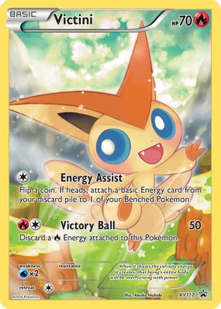 [PKM-R] Victini (XY117) [XY: Black Star Promos]