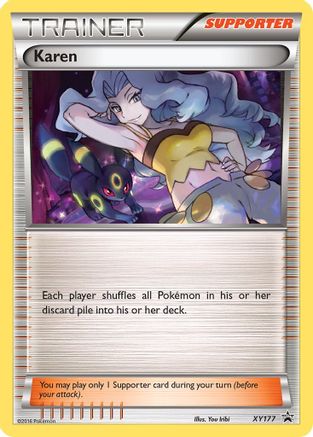 [PKM] Karen (XY177) [XY: Black Star Promos]
