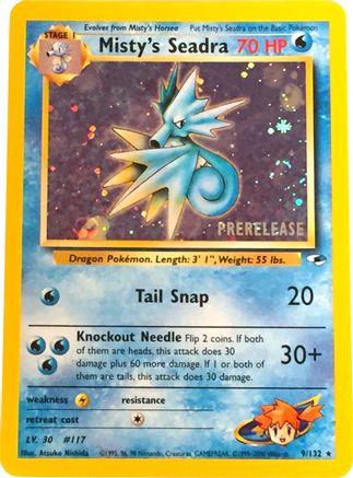 [PKM-R] Misty's Seadra (9/132) (Prerelease Promo) [Gym Heroes Unlimited]
