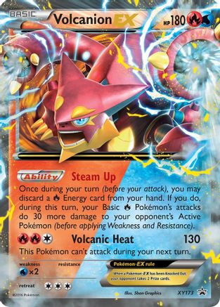[PKM] Volcanion EX (XY173) [XY: Black Star Promos]