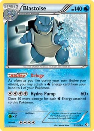 [PKM] Blastoise (31/149) (Theme Deck Exclusive) [Black & White: Boundaries Crossed]