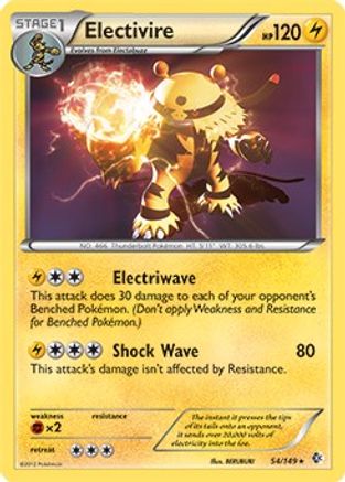 [PKM] Electivire (54/149) (Theme Deck Exclusive) [Black & White: Boundaries Crossed]