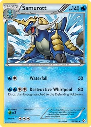 [PKM] Samurott(41/149) (Theme Deck Exclusive) [Black & White: Boundaries Crossed]