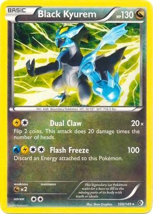 [PKM] Black Kyurem (100/149) (Theme Deck Exclusive) [Black & White: Boundaries Crossed]