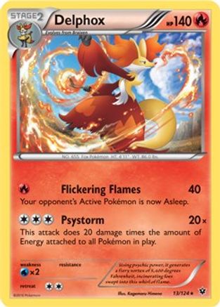 [PKM] Delphox (13/124) (Theme Deck Exclusive) [XY: Fates Collide]