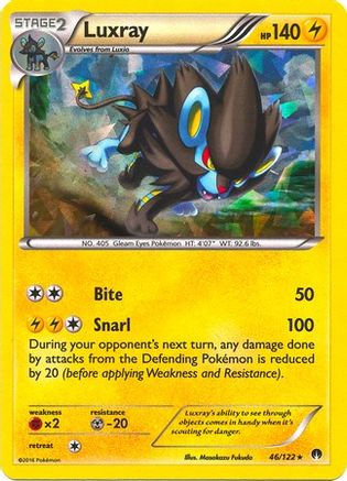 [PKM] Luxray (46/122) (Cracked Ice Holo) [XY: BREAKpoint]