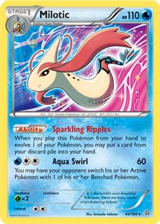 [PKM-R] Milotic (44/160) (Theme Deck Exclusive) [XY: Primal Clash]