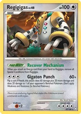 [PKM-R] Regigigas (37/146) (Theme Deck Exclusive) [Diamond & Pearl: Legends Awakened]