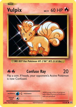 [PKM] Vulpix (14/108) [XY: Evolutions]