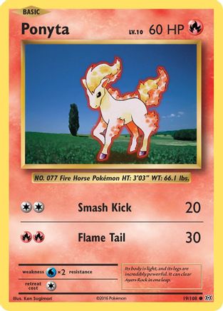 [PKM] Ponyta (19/108) [XY: Evolutions]