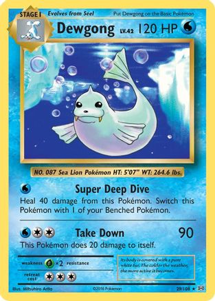 [PKM] Dewgong (29/108) [XY: Evolutions]