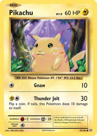 [PKM-C] Pikachu (35/108) [XY: Evolutions]