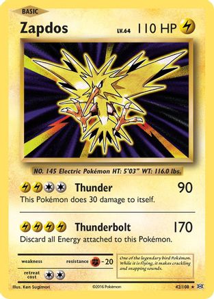 [PKM-R] Zapdos (42/108) [XY: Evolutions]