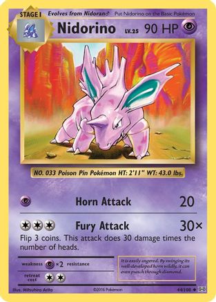 [PKM] Nidorino (44/108) [XY: Evolutions]