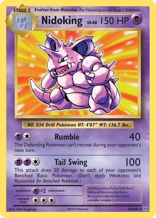 [PKM-R] Nidoking (45/108) [XY: Evolutions]