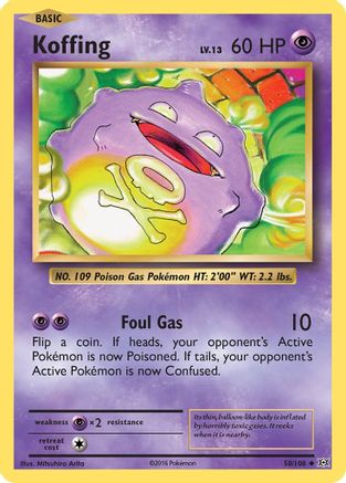 [PKM] Koffing (50/108) [XY: Evolutions]