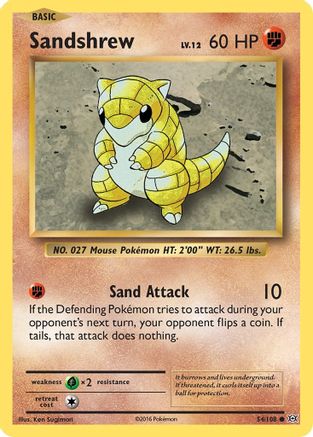 [PKM-C] Sandshrew (54/108) [XY: Evolutions]
