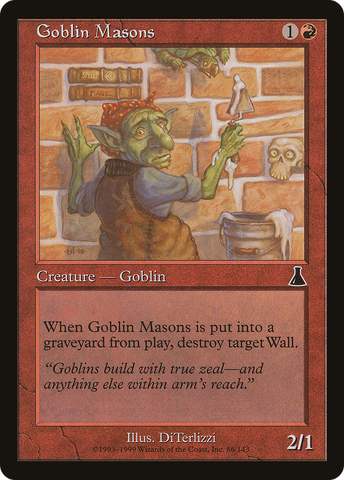 {C} Goblin Masons [Urza's Destiny][UDS 086]