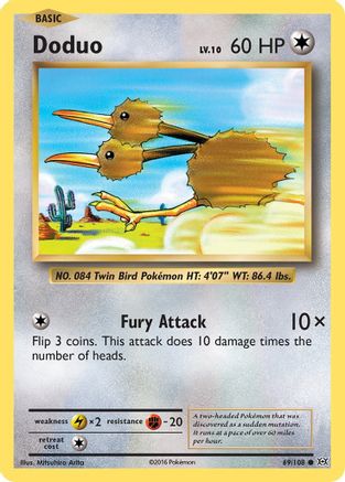 [PKM] Doduo (69/108) [XY: Evolutions]