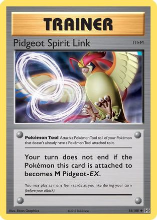 [TR] Pidgeot Spirit Link (81/108) [XY: Evolutions]
