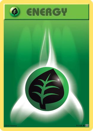 [PKM BE] Grass Energy (91/108) [XY: Evolutions]