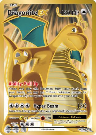 [PKM] Dragonite EX (106/108) [XY: Evolutions]