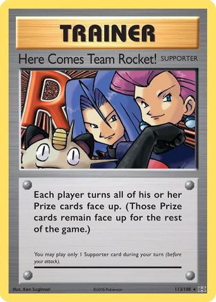 [PKM] Here Comes Team Rocket! (113/108) [XY: Evolutions]
