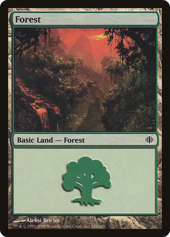 {B}[ALA 246] Forest (246) [Shards of Alara]