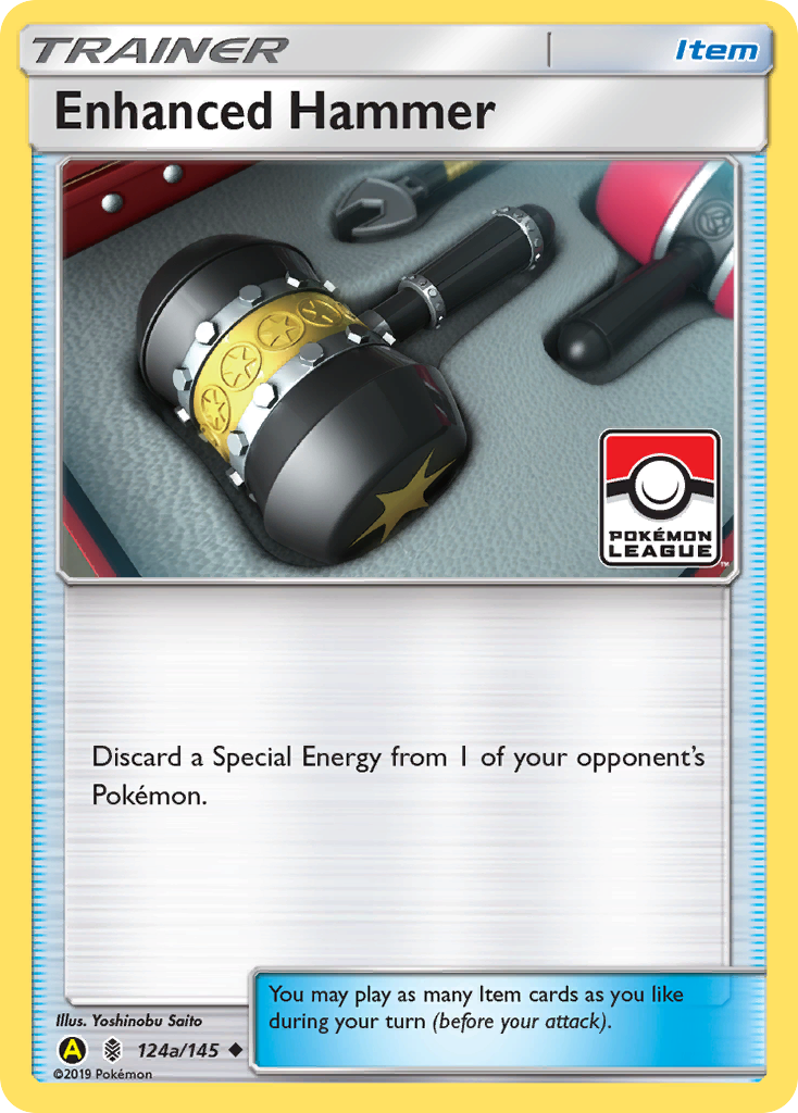 [PKM] Enhanced Hammer (124a/145) (League Promo) [Sun & Moon: Guardians Rising]