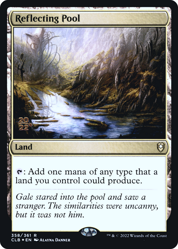{R} Reflecting Pool [Commander Legends: Battle for Baldur's Gate Prerelease Promos][PR CLB 358]